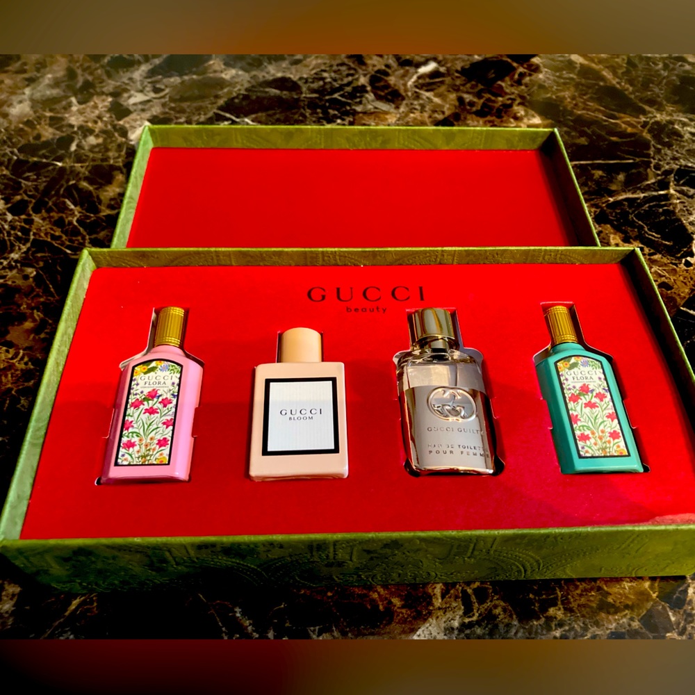 Gucci 4 piece fragrance gift set